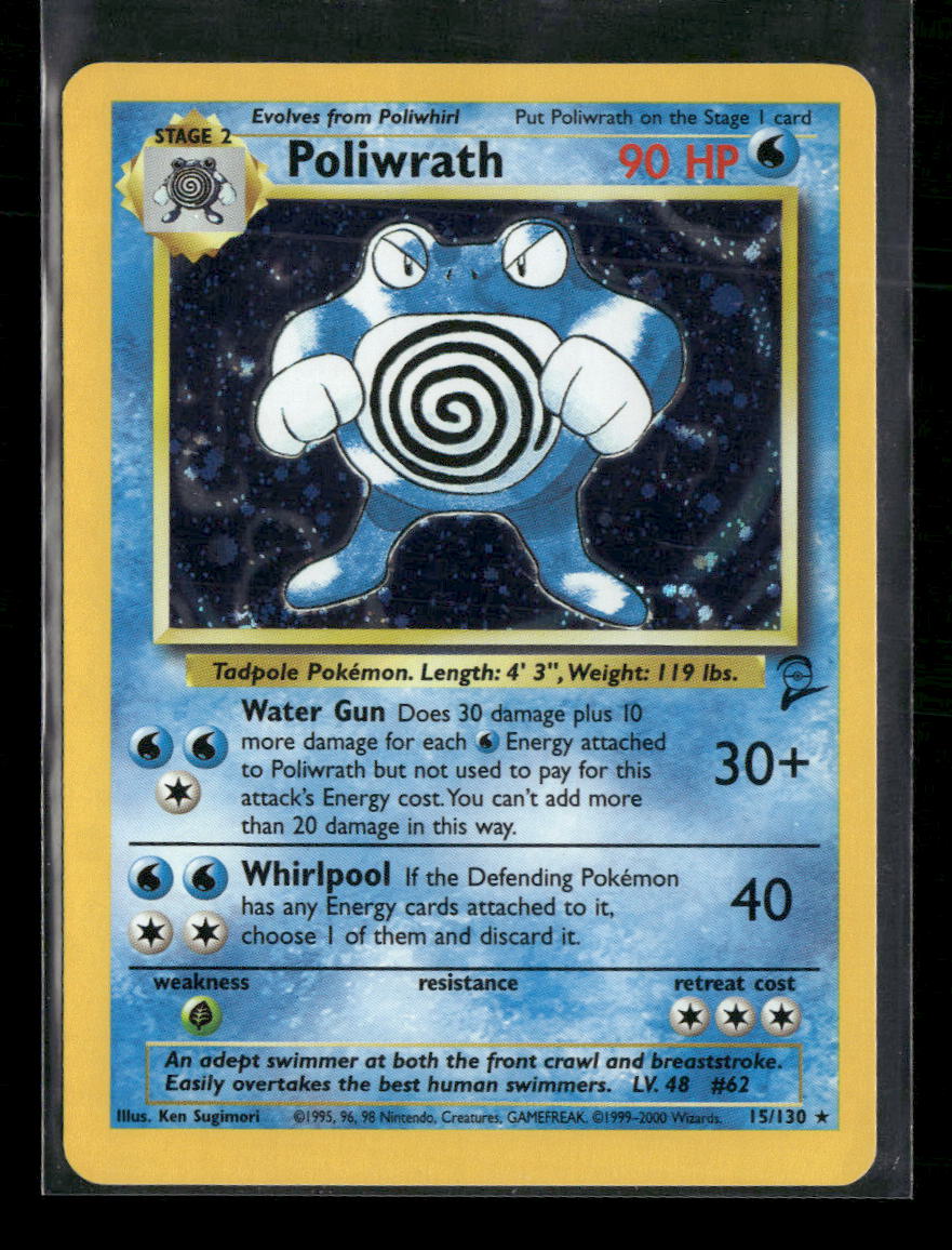 Base Set 2 Poliwrath #015/130