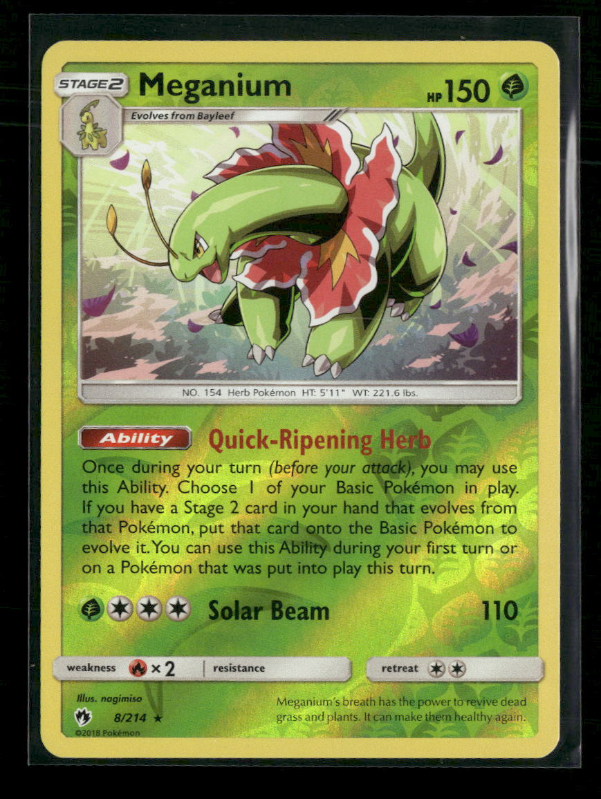 SM - Lost Thunder Meganium #8/214
