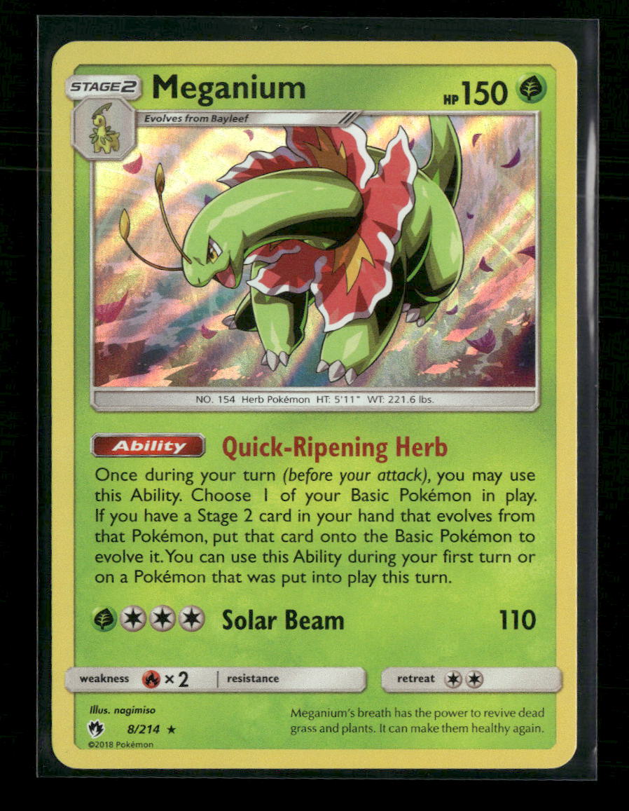 SM - Lost Thunder Meganium #8/214