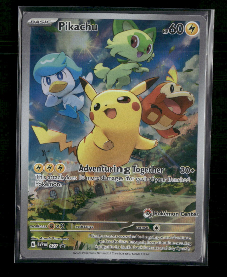 SV: Scarlet & Violet Promo Cards Pikachu #027