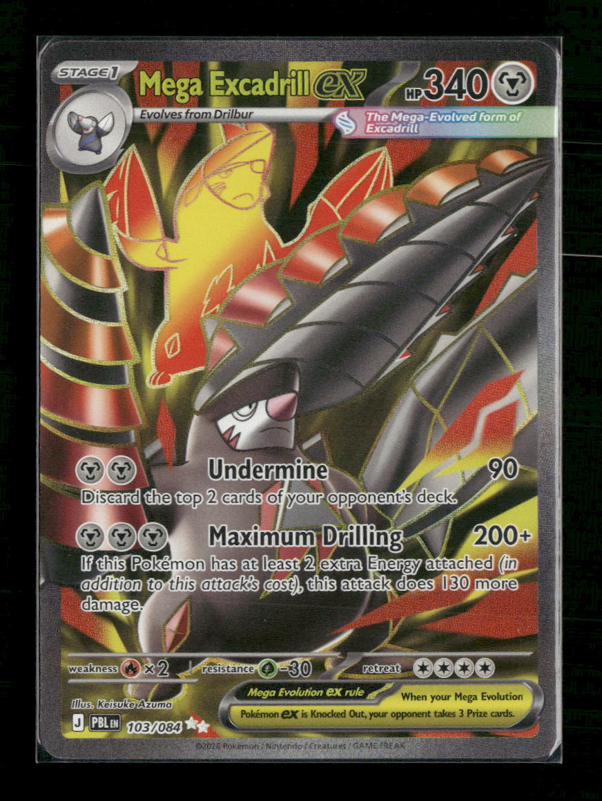 ME05: Pitch Black Mega Excadrill ex #103/084