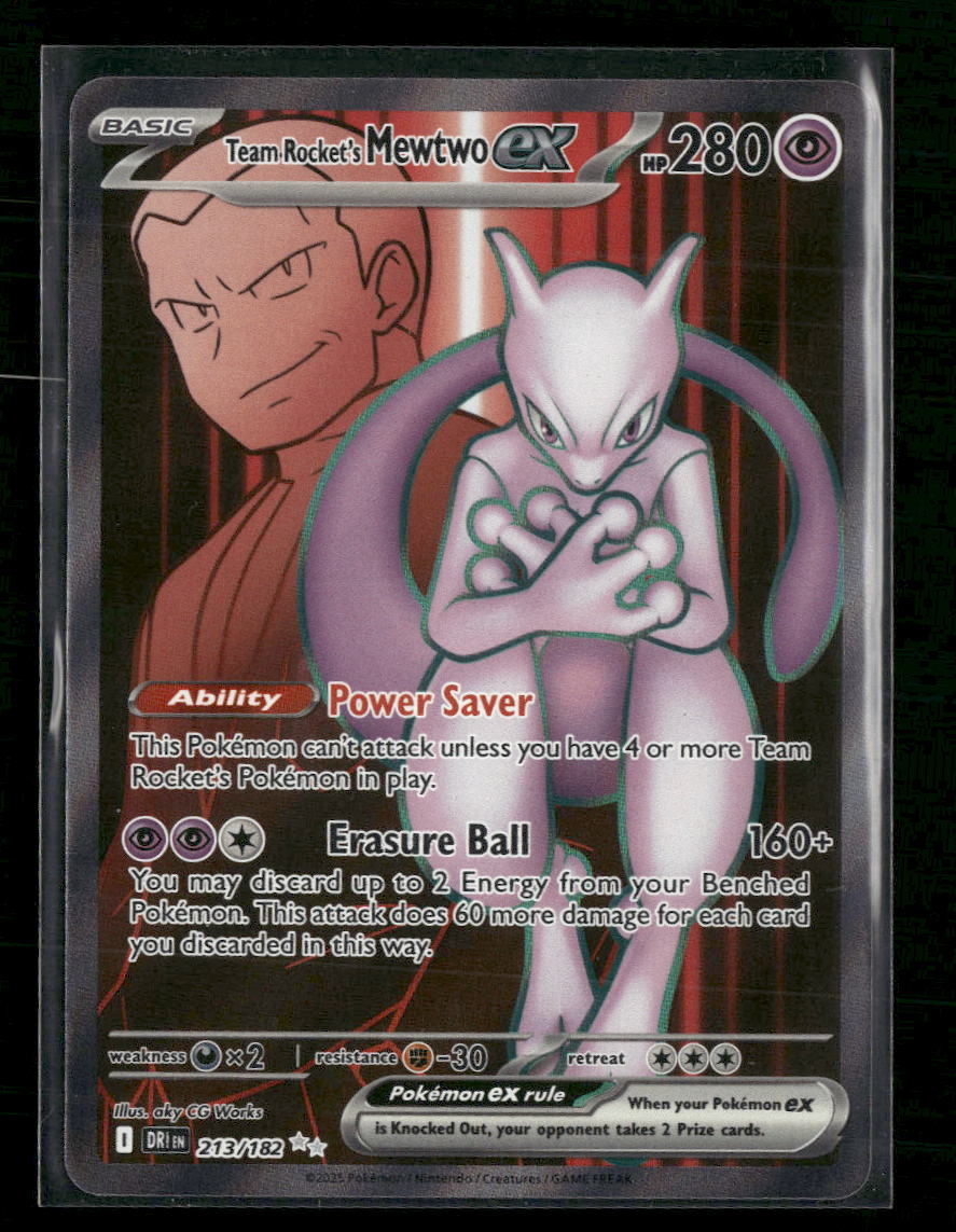 SV10: Destined Rivals Team Rocket's Mewtwo ex #213/182