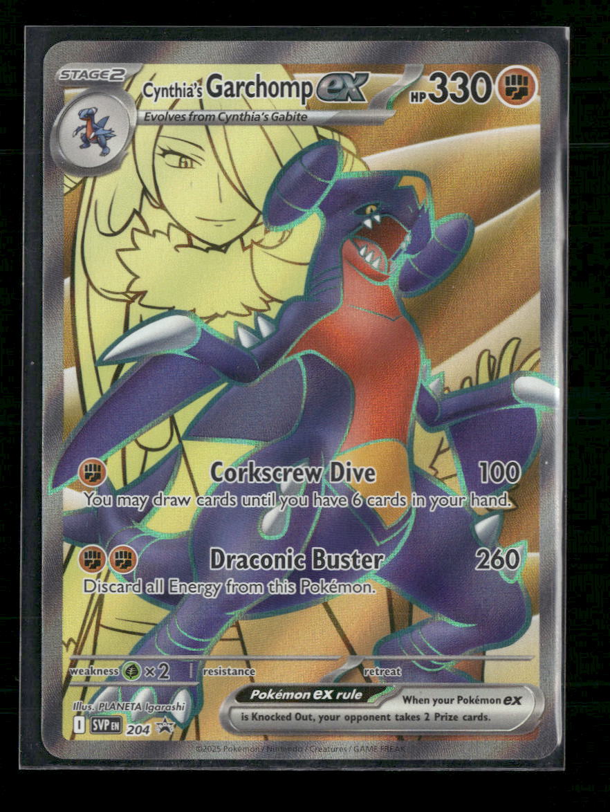 SV: Scarlet & Violet Promo Cards Cynthia's Garchomp ex #204