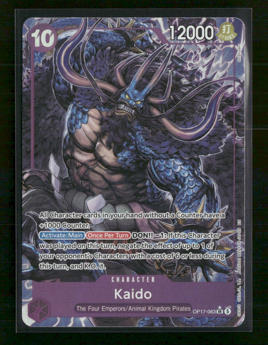 The World's Strongest Warriors Kaido (063) (Alternate Art) #OP17-063