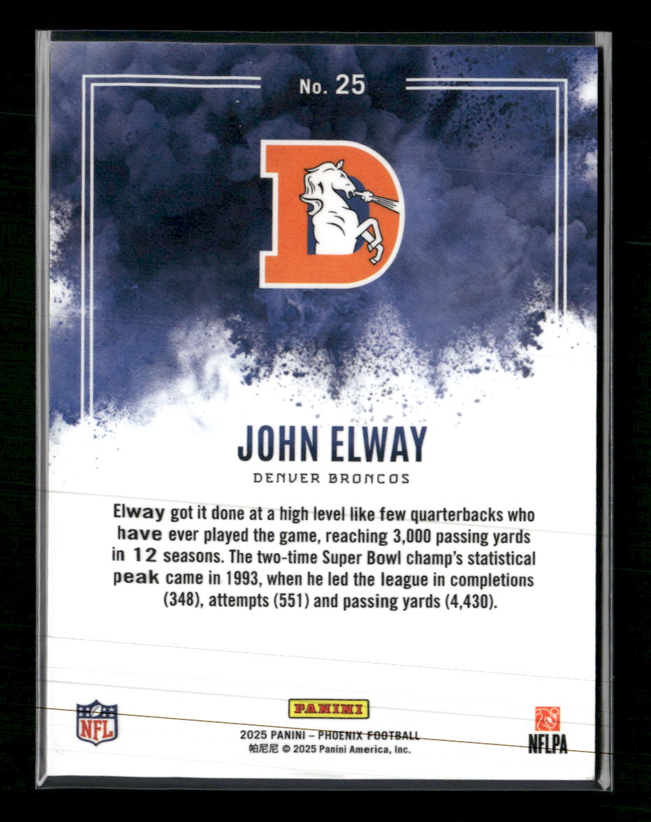 2025 Panini Phoenix Color Blast John Elway #25