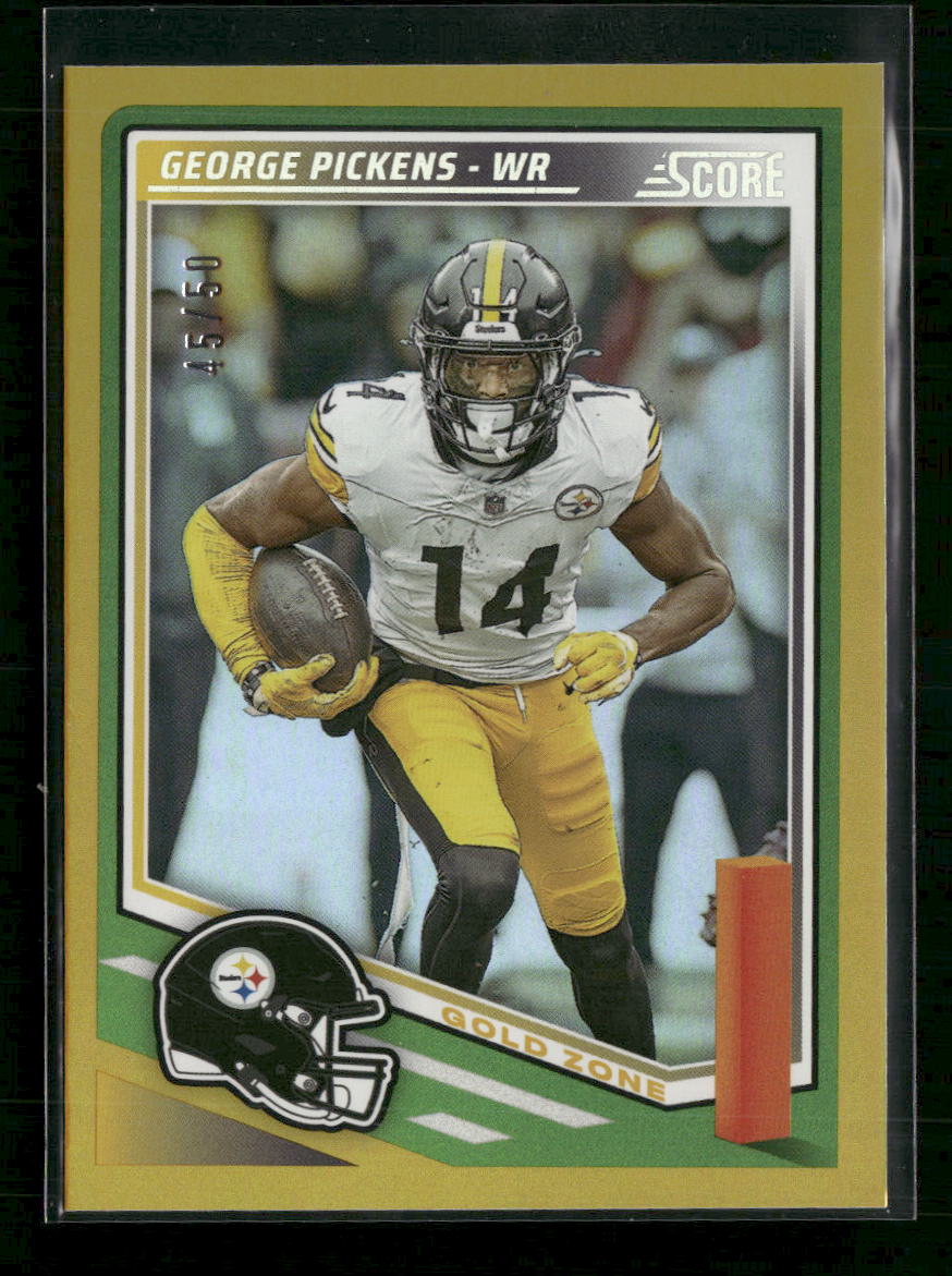 2025 Score Gold Zone George Pickens #/50 #180