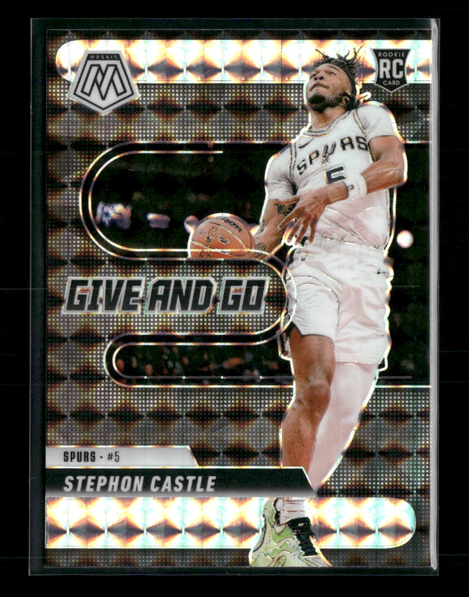 2024-25 Panini Mosaic Give and Go Mosaic Stephon Castle #6