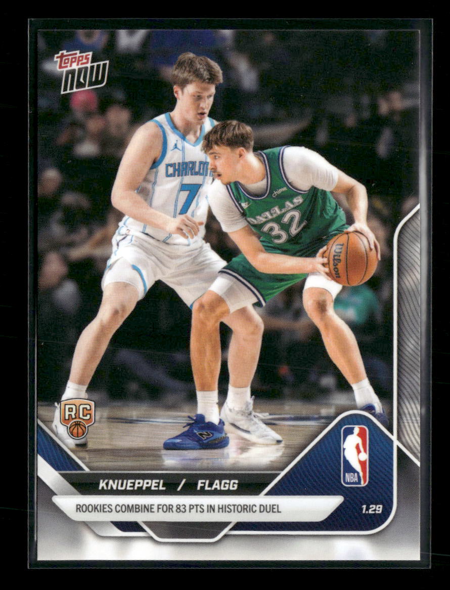 2025-26 Topps Now Kon Knueppel / Cooper Flagg #152