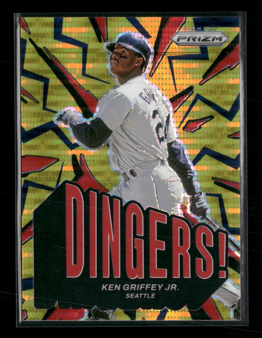 2025 Panini Prizm Dingers! Orange Pulsar Prizms Ken Griffey Jr. #/399 #14