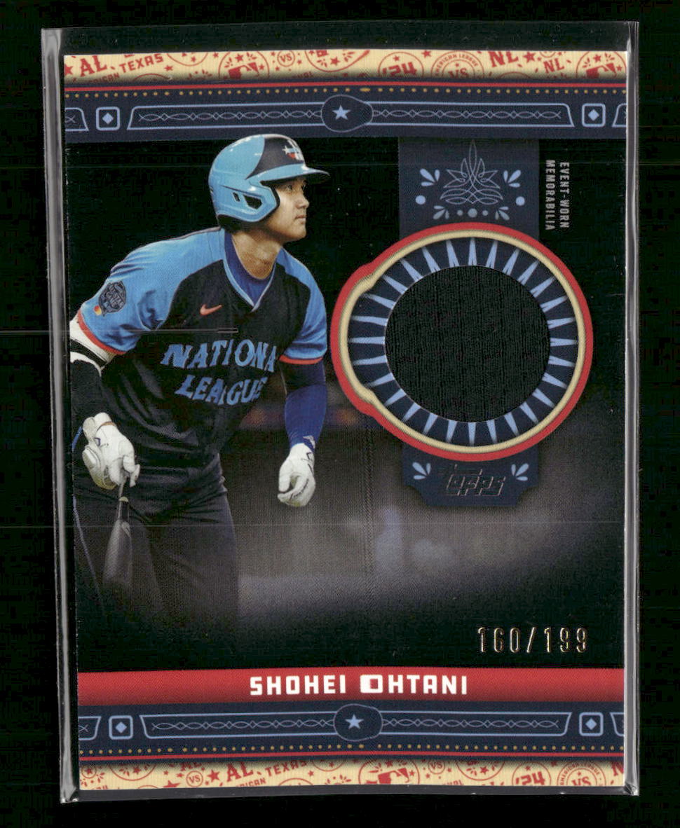 2024 Topps Update All-Star Stitches Relics Black Shohei Ohtani #/199 #ASR-SO