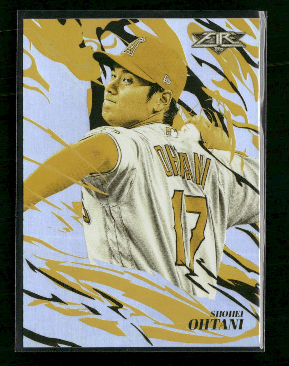 2019 Topps Fire Flamethrowers Gold Minted Shohei Ohtani #FT-1