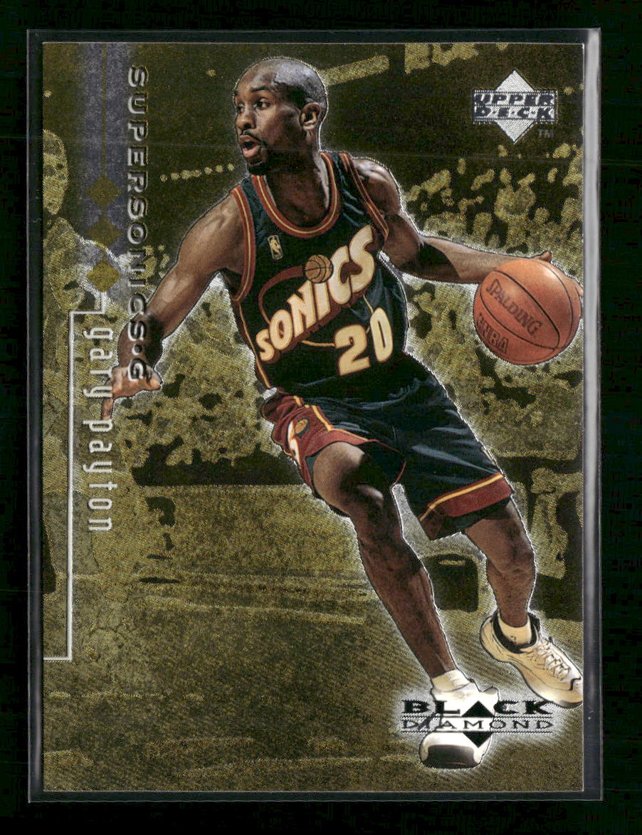 1998-99 Upper Deck Black Diamond Triple Diamond Gary Payton #/1500 #79