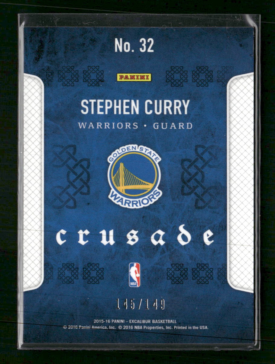 2015-16 Panini Excalibur Crusade Red Stephen Curry #/149 #32