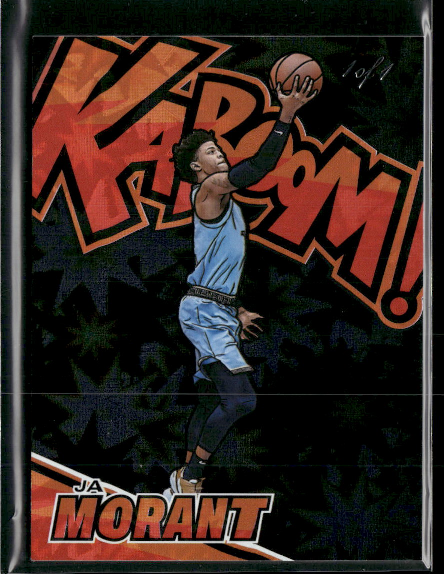 2025-26 Panini Signature Series Kaboom Black Ja Morant #/1 #4