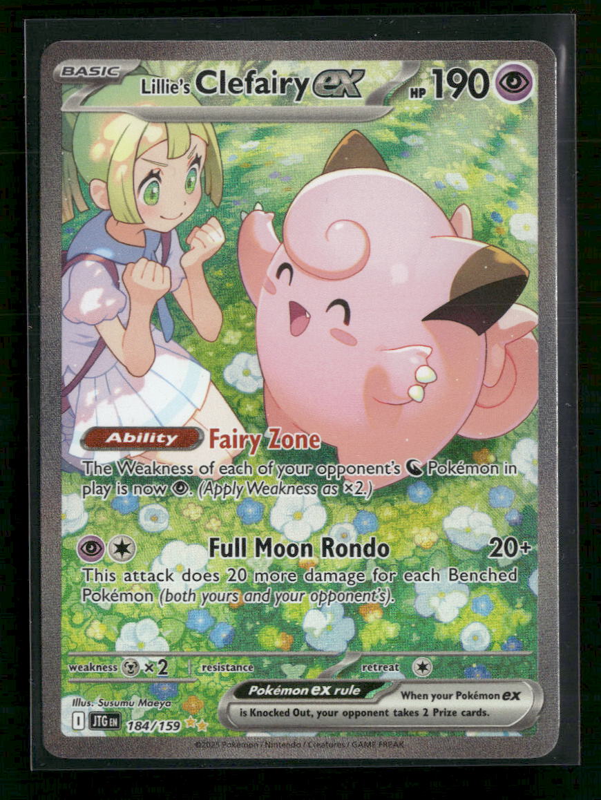 SV09: Journey Together Lillie's Clefairy ex #184/159