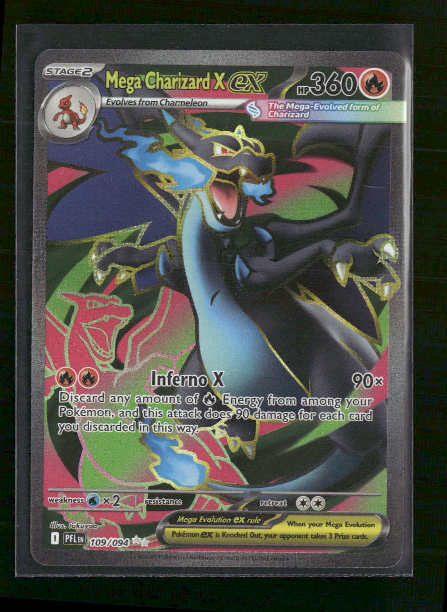 ME02: Phantasmal Flames Mega Charizard X ex #109/094