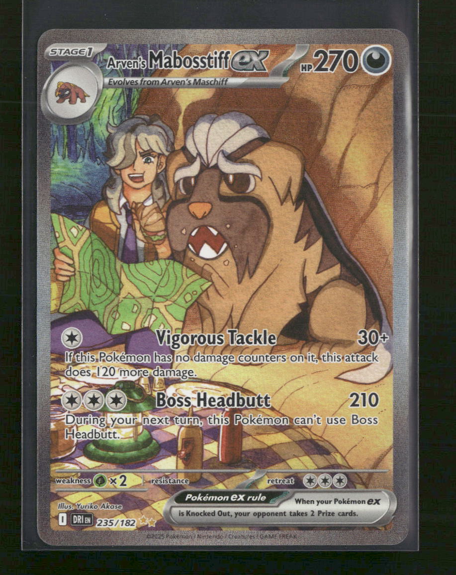SV10: Destined Rivals Arven's Mabosstiff ex #235/182