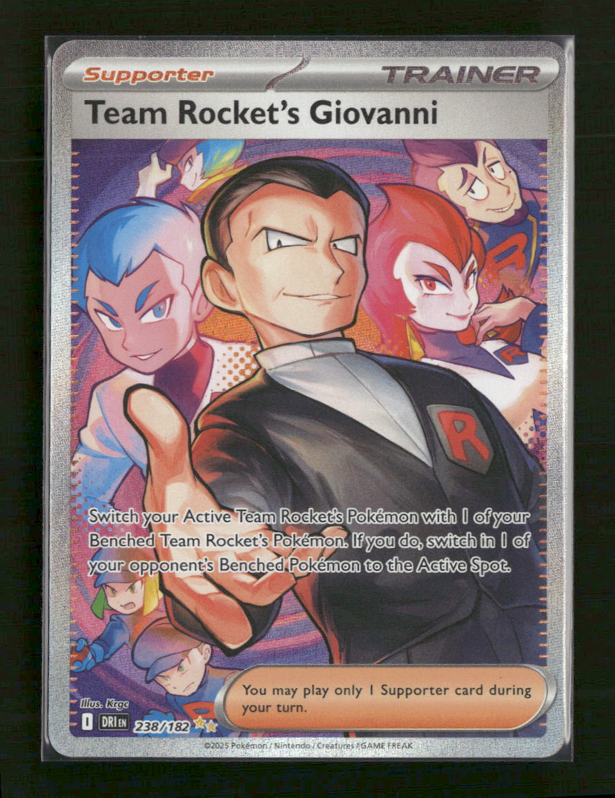 SV10: Destined Rivals Team Rocket's Giovanni #238/182