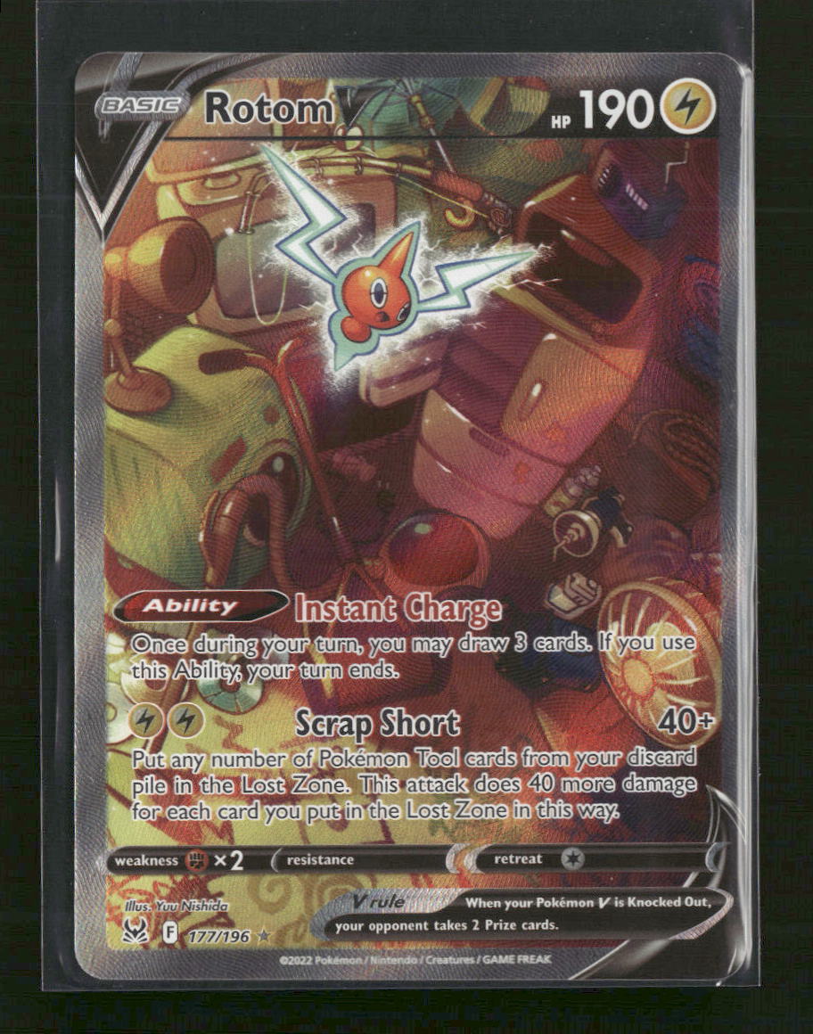 SWSH11: Lost Origin Rotom V (Alternate Full Art) #177/196