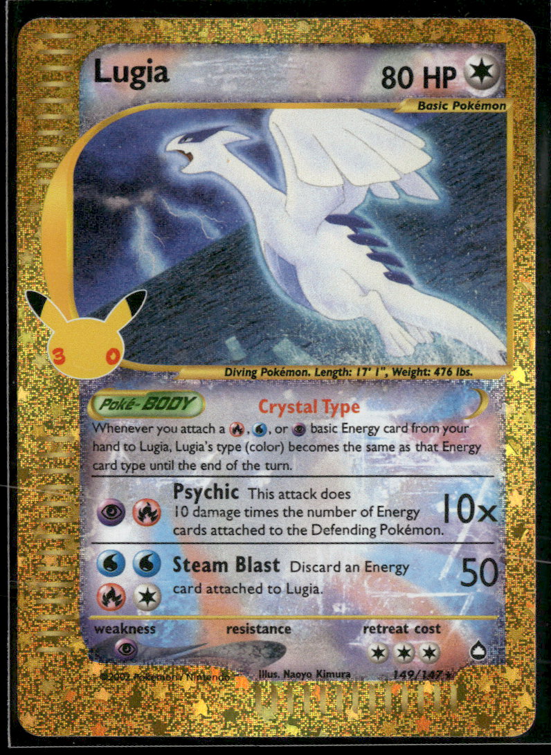 ME: 30th Celebration Classic Collection (30C) Lugia #149/147