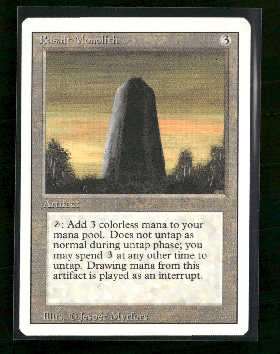 Revised Edition Basalt Monolith #