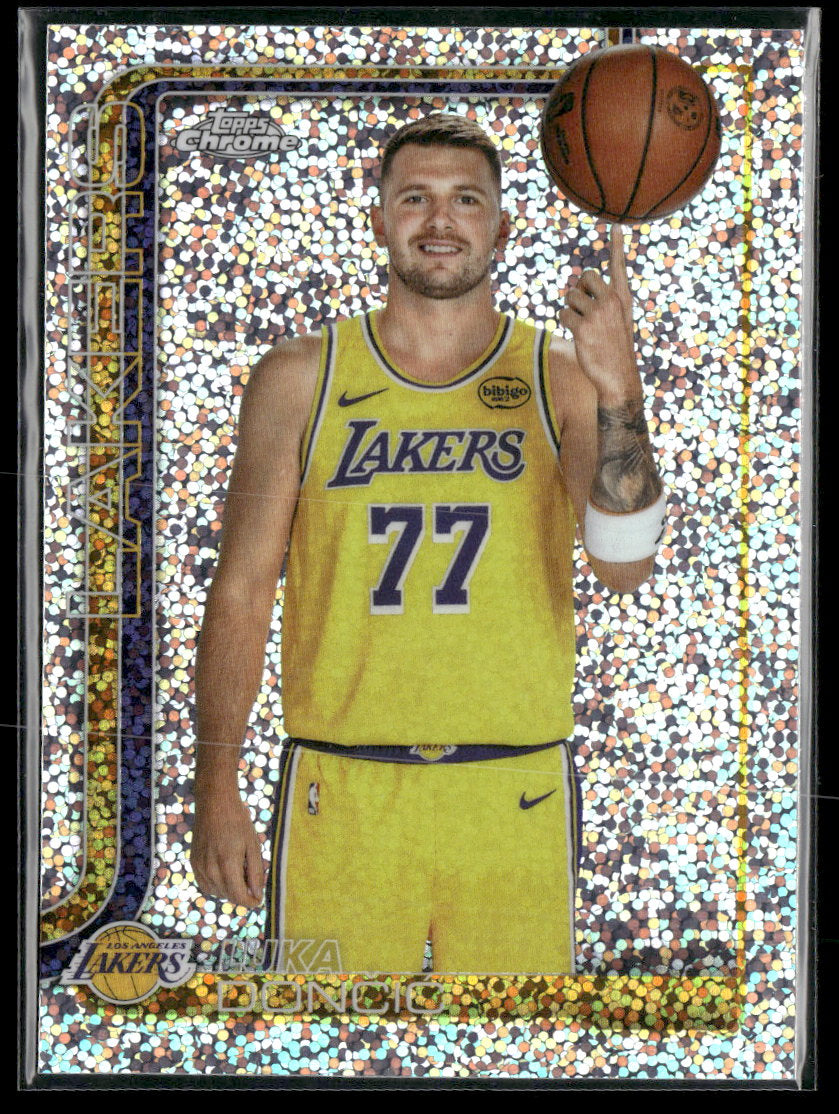 2025-26 Topps Chrome Update Image Variation Speckle Luka Dončić #2