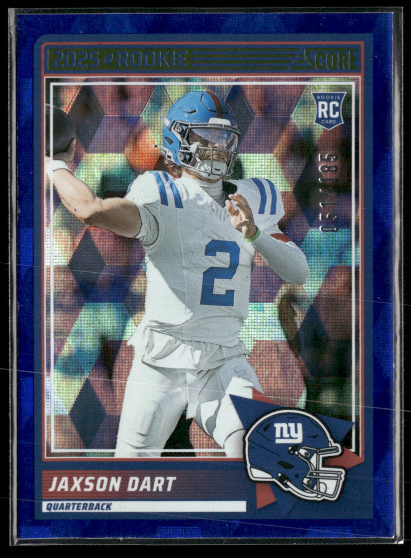 2025 Score Cubic Jaxson Dart RC #/185 #35