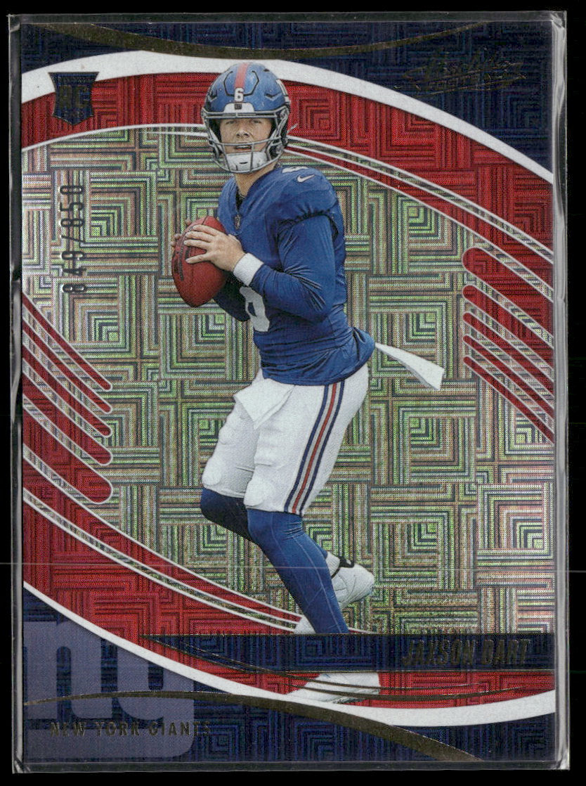 2025 Panini Absolute Countdown Calendar Red Squares #/850 Jaxson Dart #137