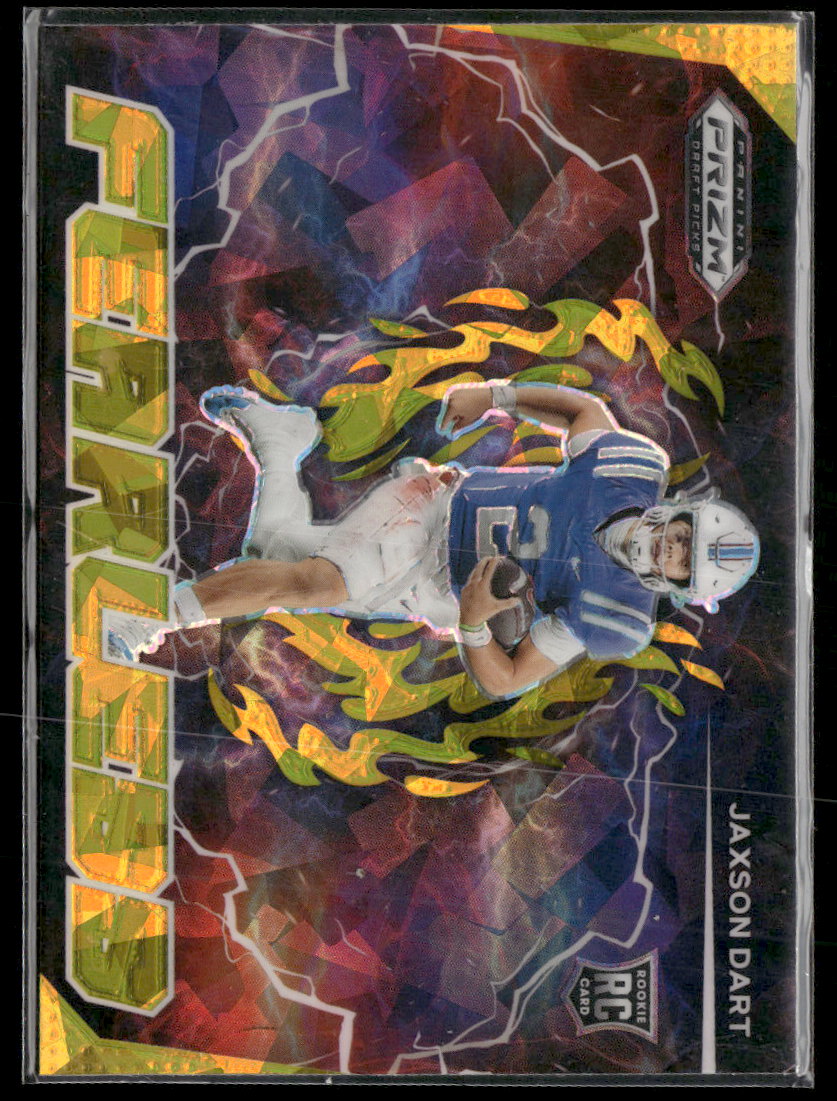 2025 Panini Prizm Draft Picks Fearless Gold Ice Jaxson Dart #F-JDT