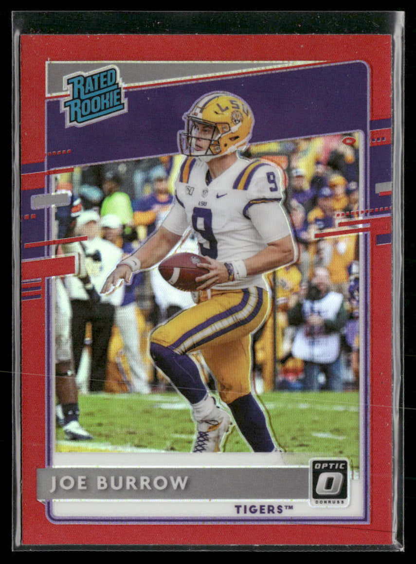 2020 Panini Chronicles Donruss Optic Rated Rookies Draft Picks Red Joe Burrow #1