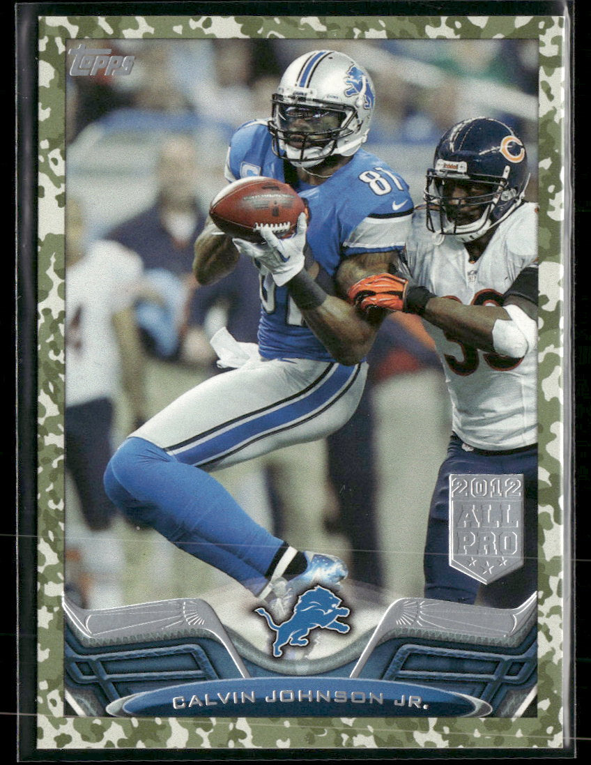 2013 Topps Camo Calvin Johnson #/399 #250
