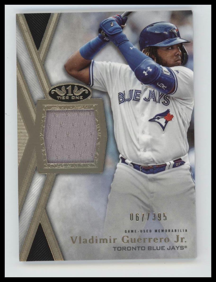 2020 Topps Tier One - Tier One Relics Vladimir Guerrero Jr. #/395 #T1R-VGJ
