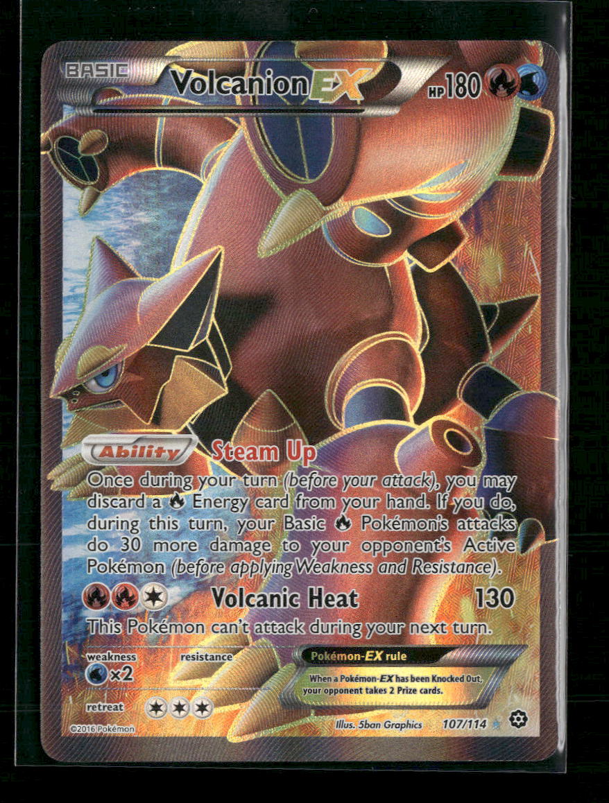 XY - Steam Siege Volcanion EX (Full Art) #107/114