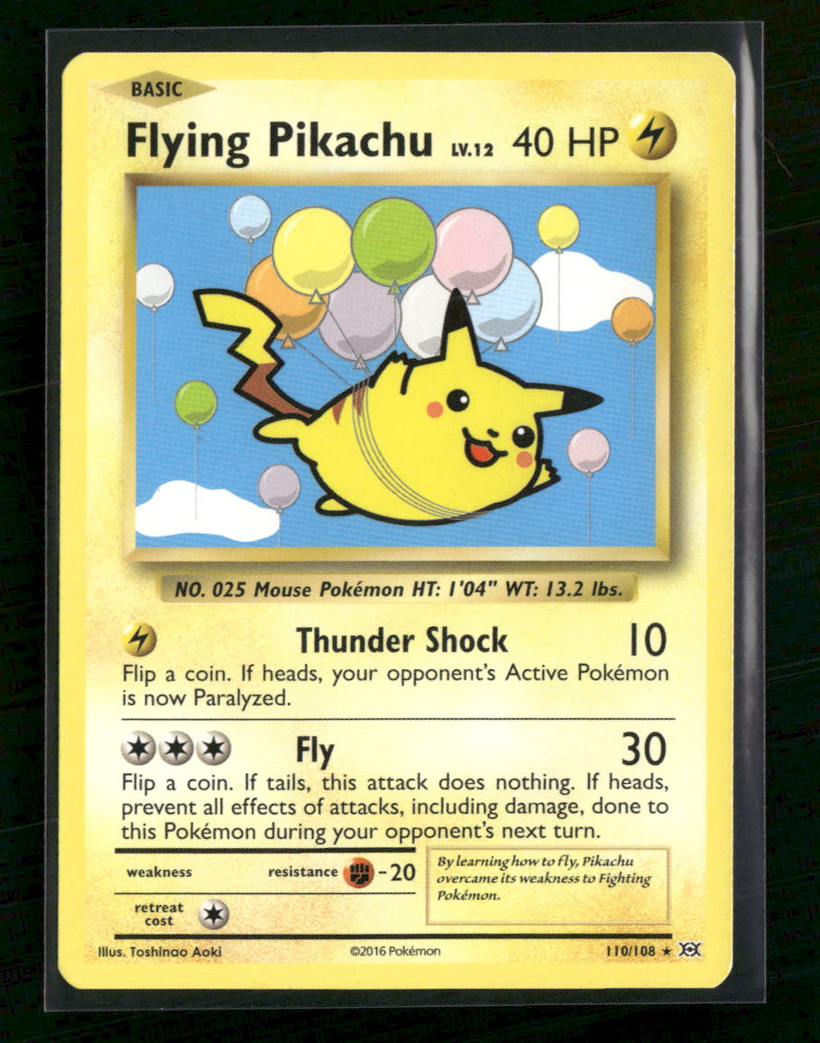 XY - Evolutions Flying Pikachu #110/108