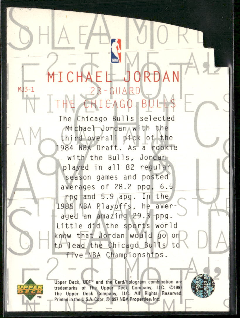 1997-98 Upper Deck UD3 MJ3 Michael Jordan #MJ3-1