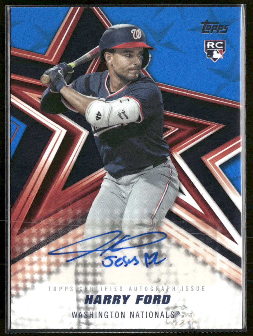 2026 Topps Baseball Stars Autographs Blue (Series Two) Harry Ford #/150 #BSA2-HF