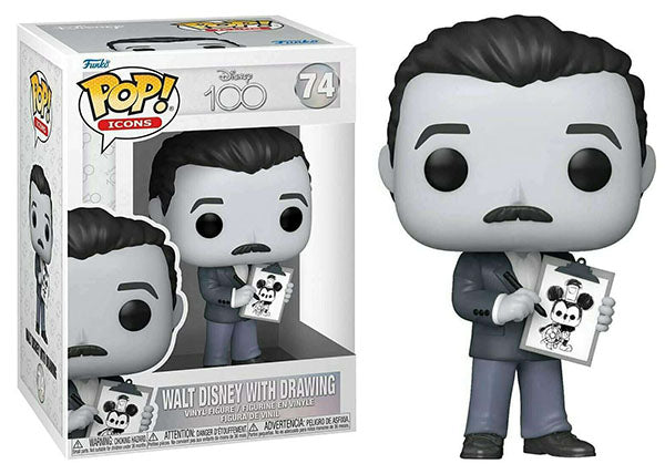 Walt Disney w/ Drawing (Icons) 74