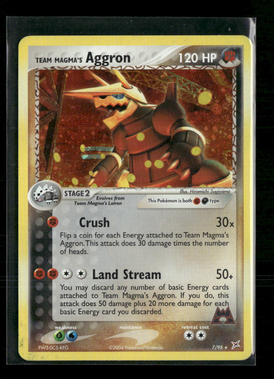 EX Team Magma vs Team Aqua Team Magma's Aggron #7/95