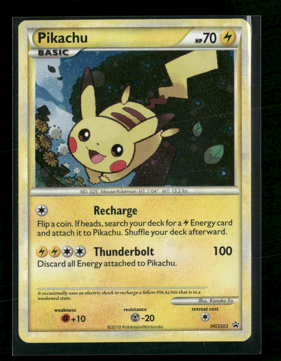 HGSS Promos Pikachu #HGSS03
