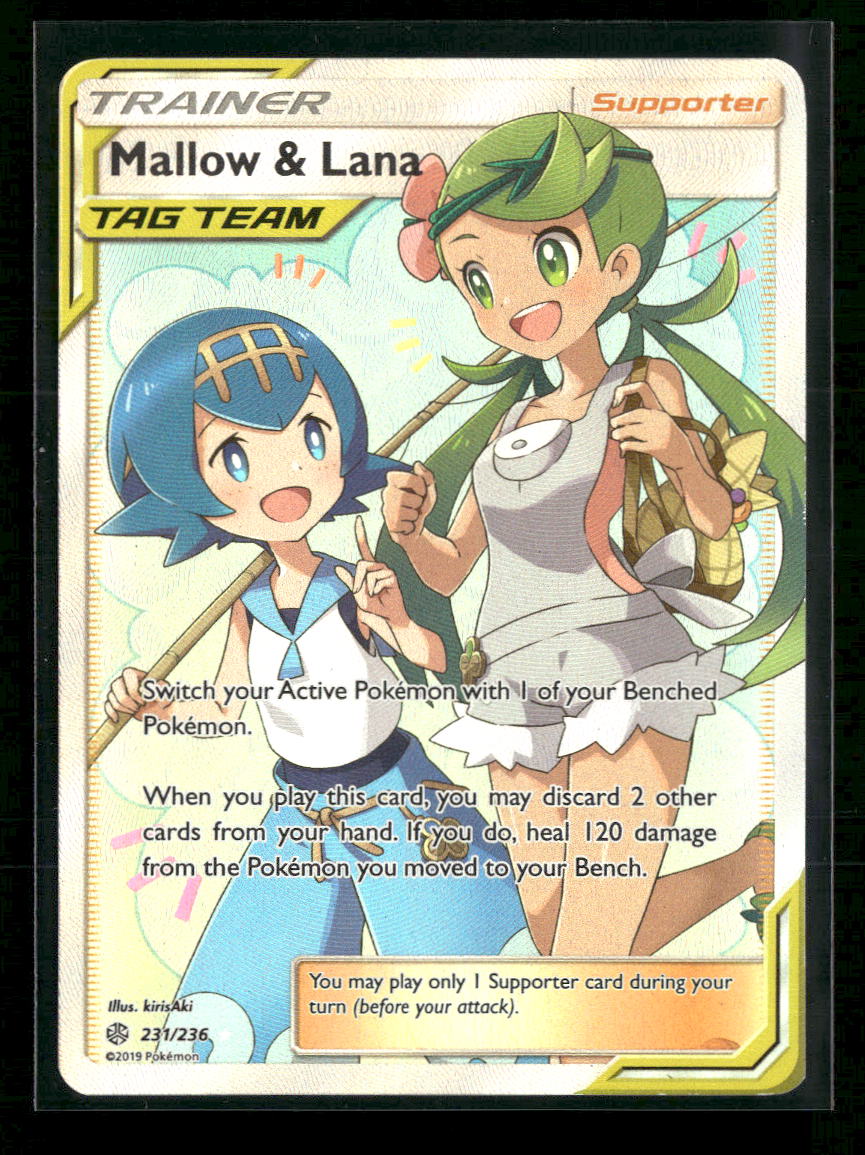 SM - Cosmic Eclipse Mallow & Lana (Full Art) #231/236