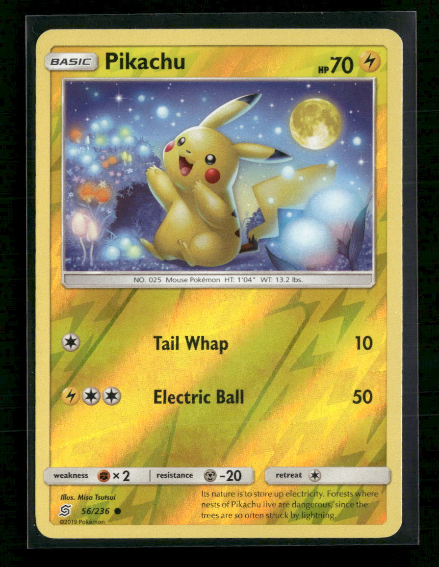 SM - Unified Minds Pikachu (56) Reverse Holo #56/236