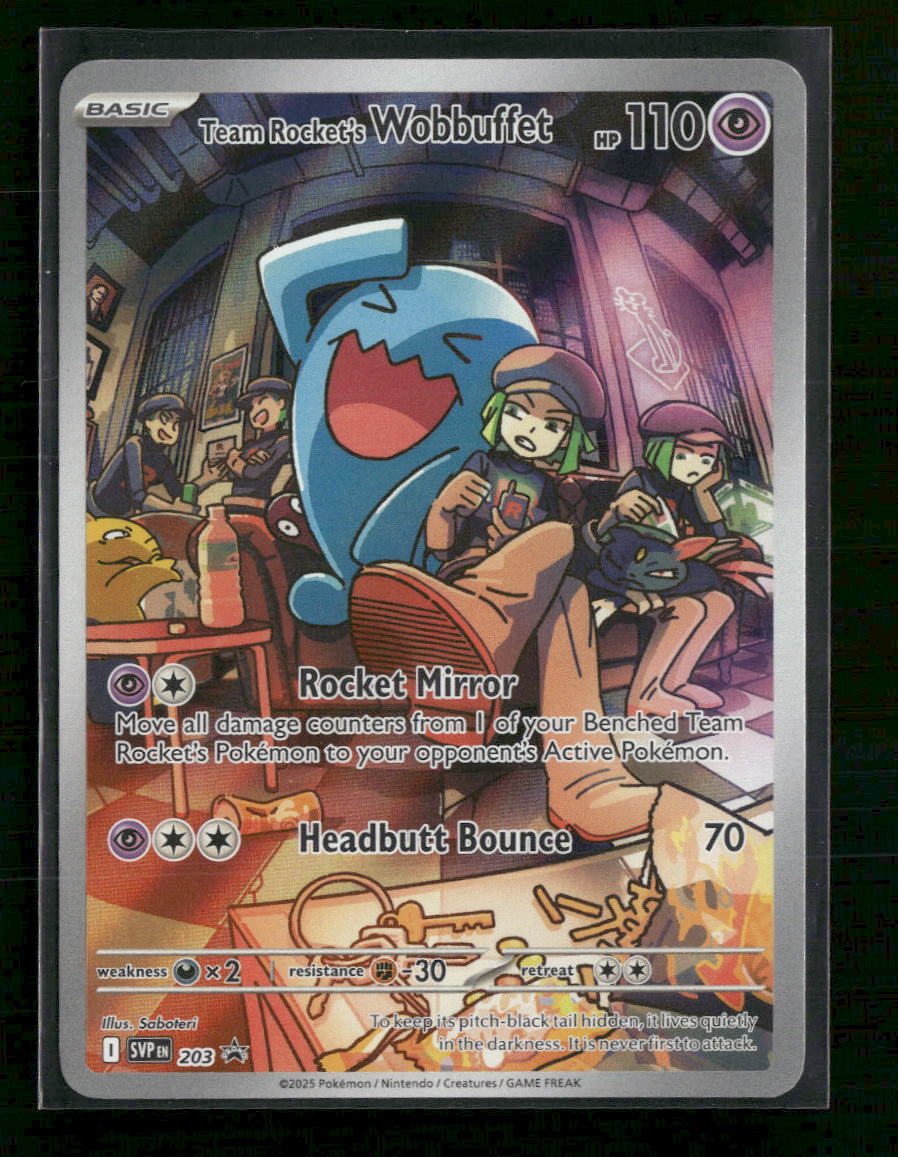 SV: Scarlet & Violet Promo Cards Team Rocket's Wobbuffet #203