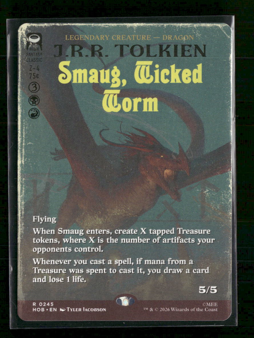 The Hobbit Smaug, Wicked Worm (Borderless) #245