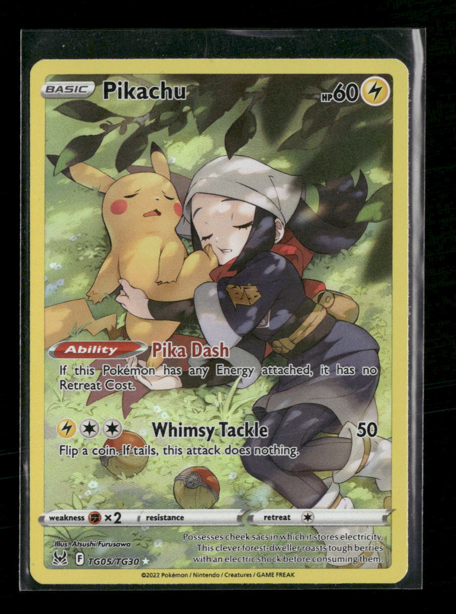 SWSH11: Lost Origin Trainer Gallery Pikachu #TG05/TG30