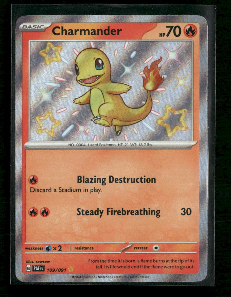 SV: Paldean Fates Charmander #109/091