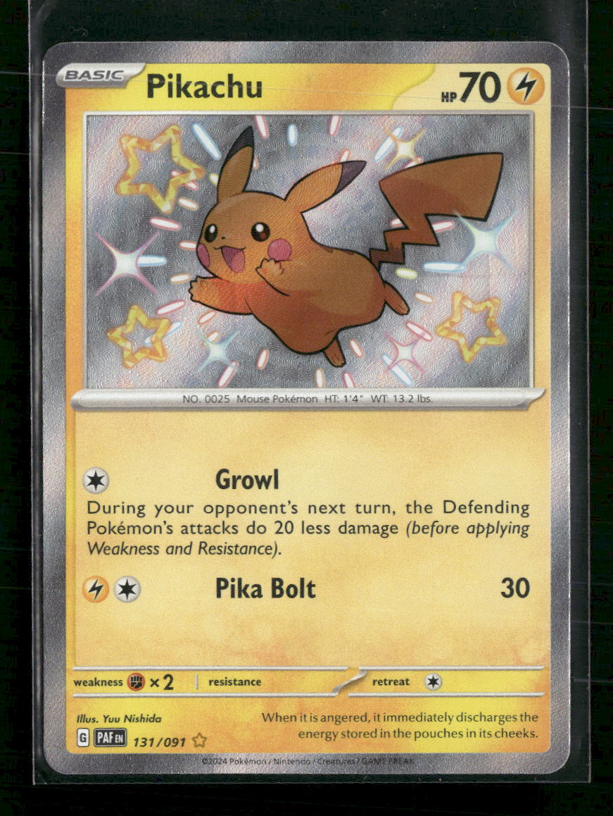 SV: Paldean Fates Pikachu #131/091