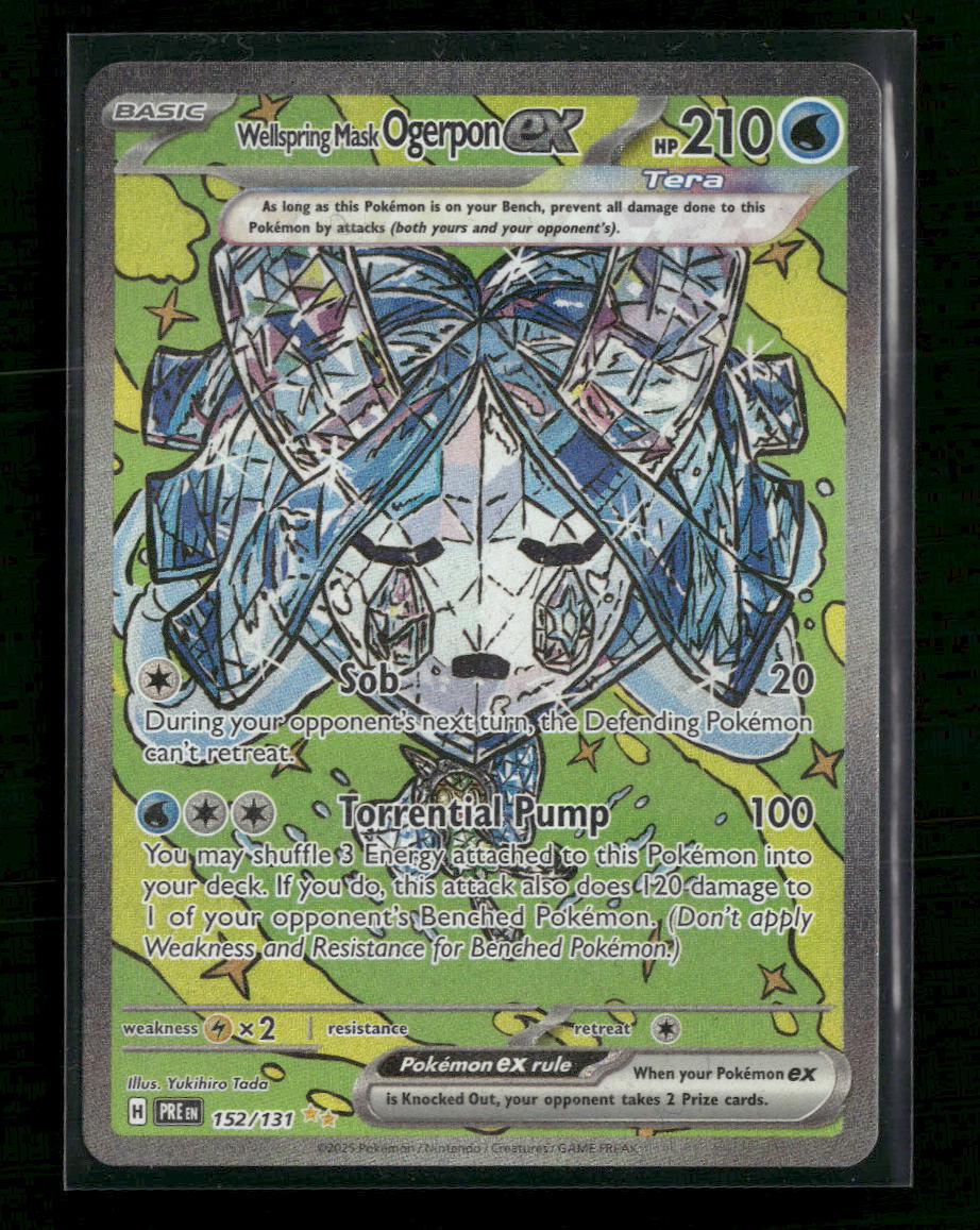 SV: Prismatic Evolutions Wellspring Mask Ogerpon ex #152/131