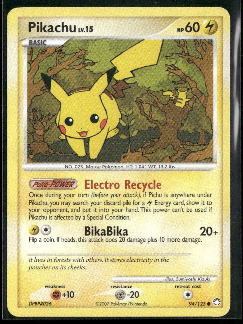 Mysterious Treasures Pikachu #94/123