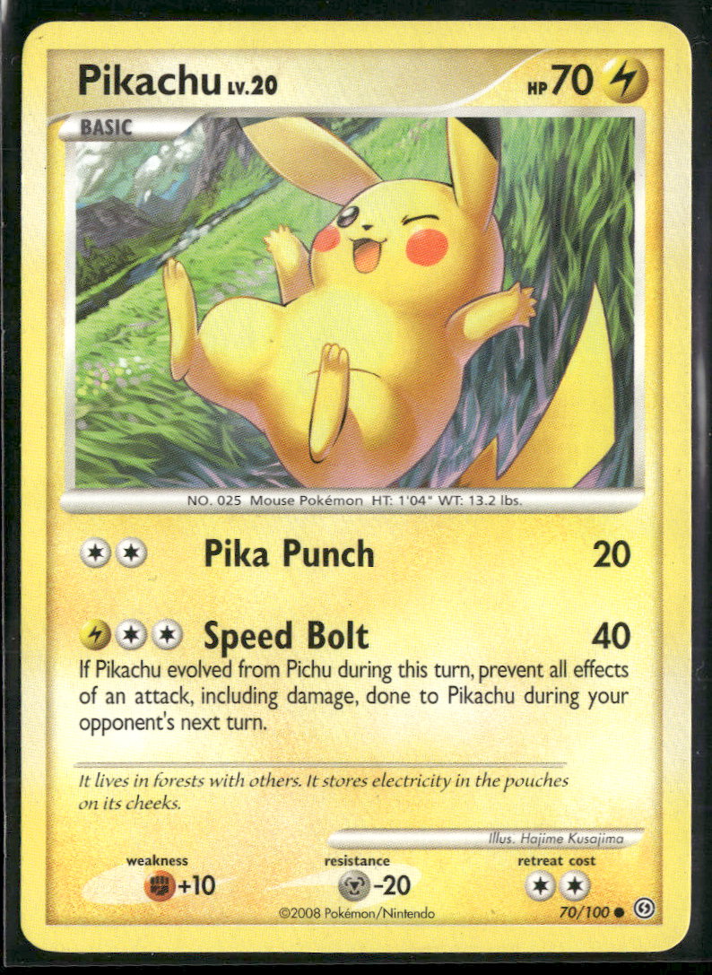 Stormfront Pikachu #70/100