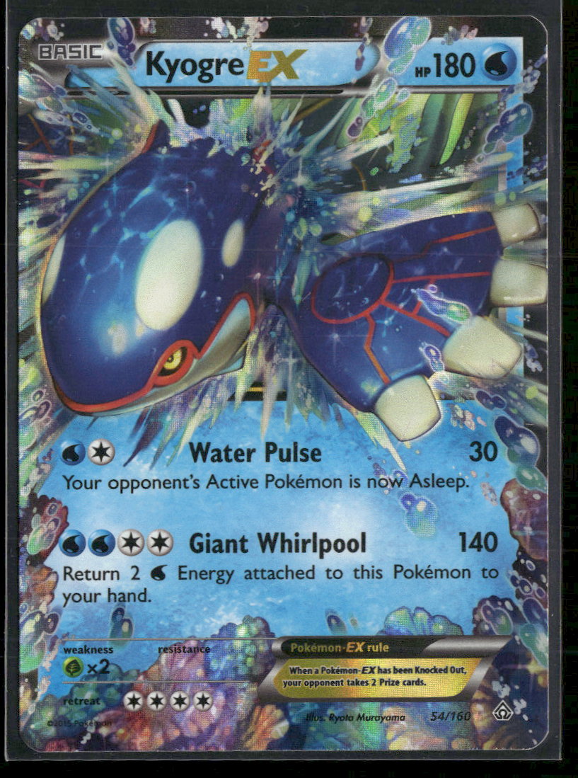 XY - Primal Clash Kyogre EX #54/160